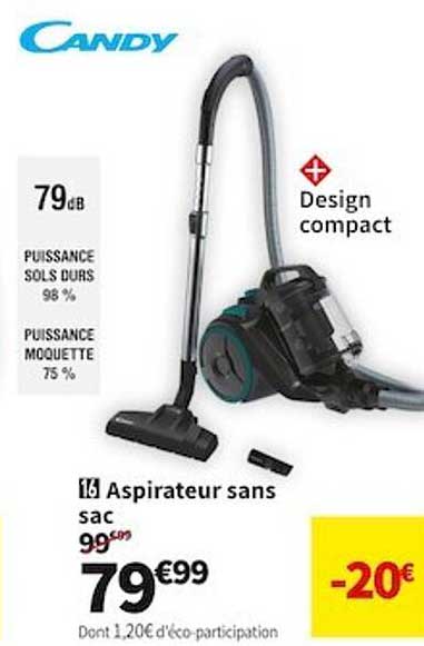 Aspirateur Sans Sac Candy