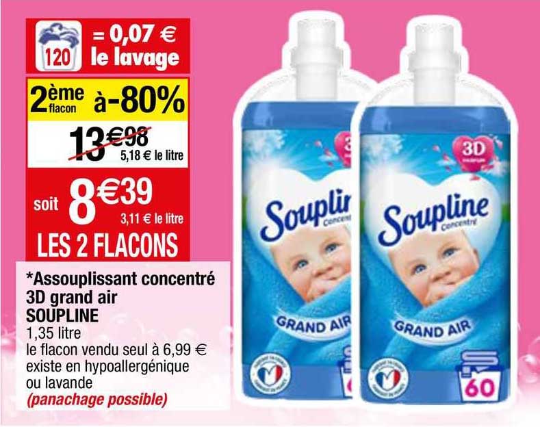 Assouplissant Concentré 3d Grand Air Soupline