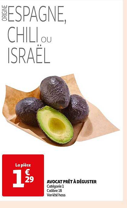 avocat prêt à déguster