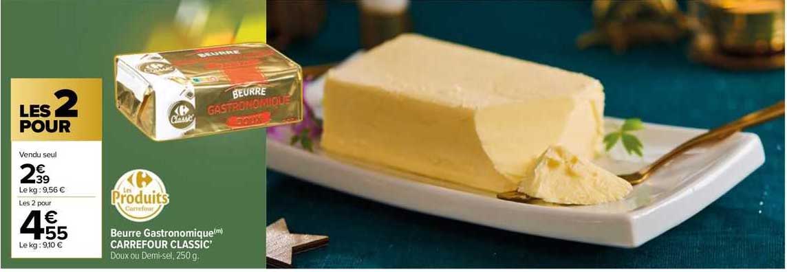 Beurre Gastronomique Carrefour Classic'