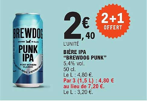 bière ipa "brewdog punk"
