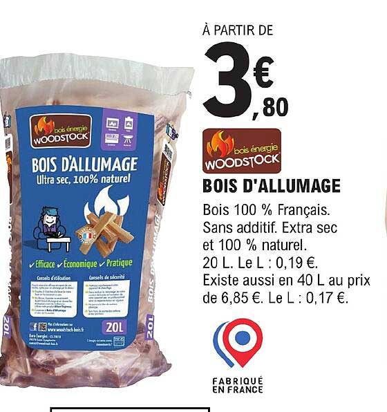 Bois D'allumage Woodstock