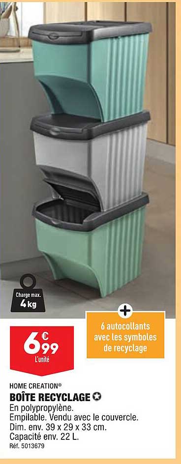 boîte recyclage home creation