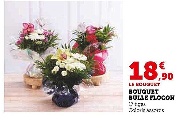 bouquet bulle flocon