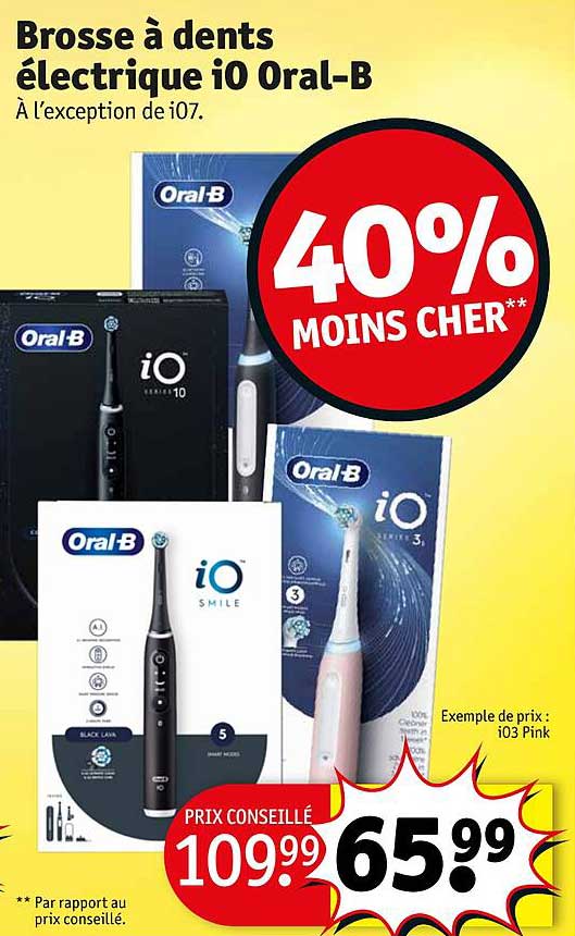 brosse à dents électrique iO oral-b