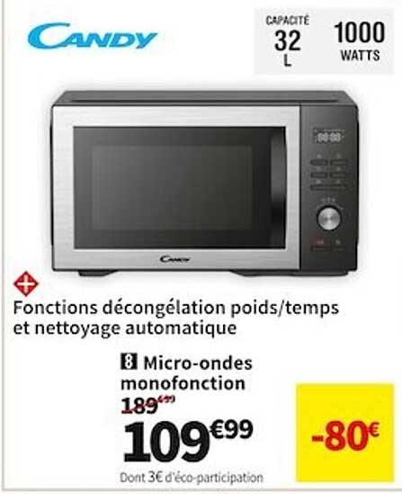 candy micro-ondes monofonction
