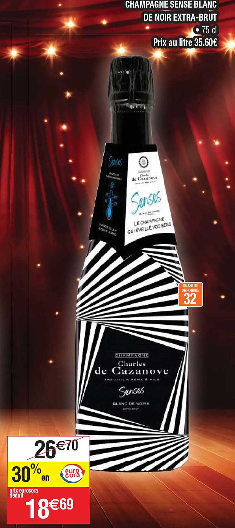 champagne sense blanc de noir extra-brut