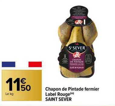 Chapon De Pintade Fermier Label Rouge Saint Sever