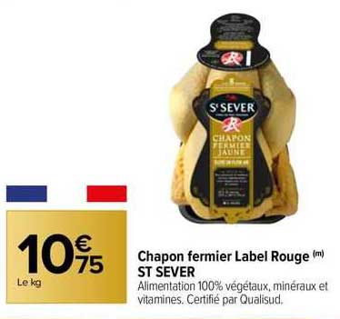 chapon fermier label rouge st sever