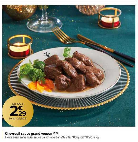 chevreuil sauce grand veneur