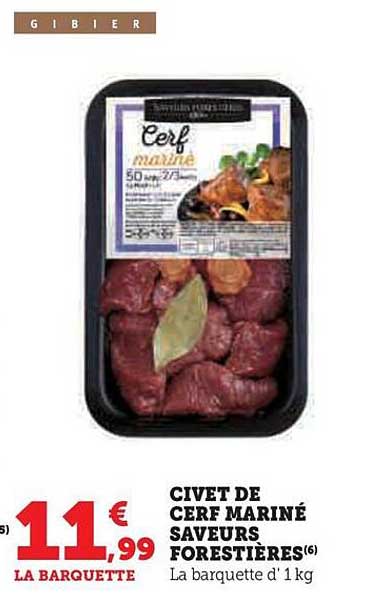 civet de cerf mariné saveurs forestières