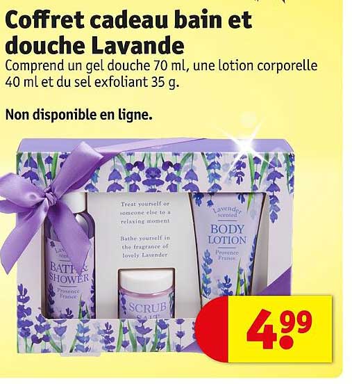 Coffret Cadeau Bain Et Douche Lavande