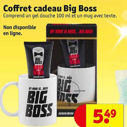 Coffret Cadeau Big Boss
