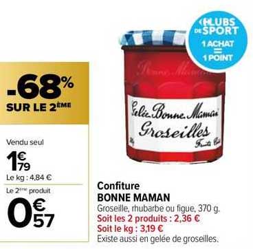 confiture bonne maman