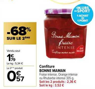 confiture bonne maman