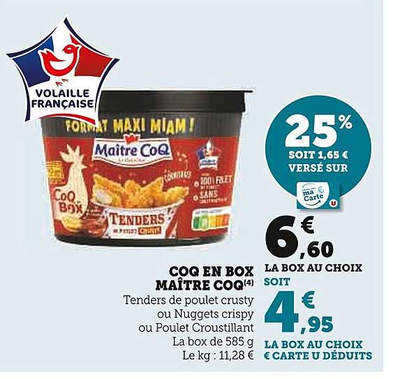 coq en box maître coq