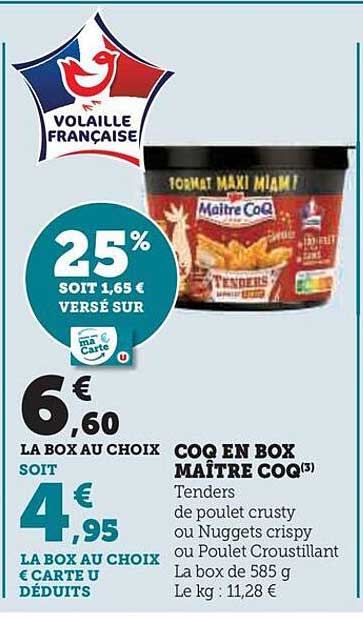 coq en box maître coq