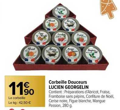 corbeille douceurs lucien georgelin