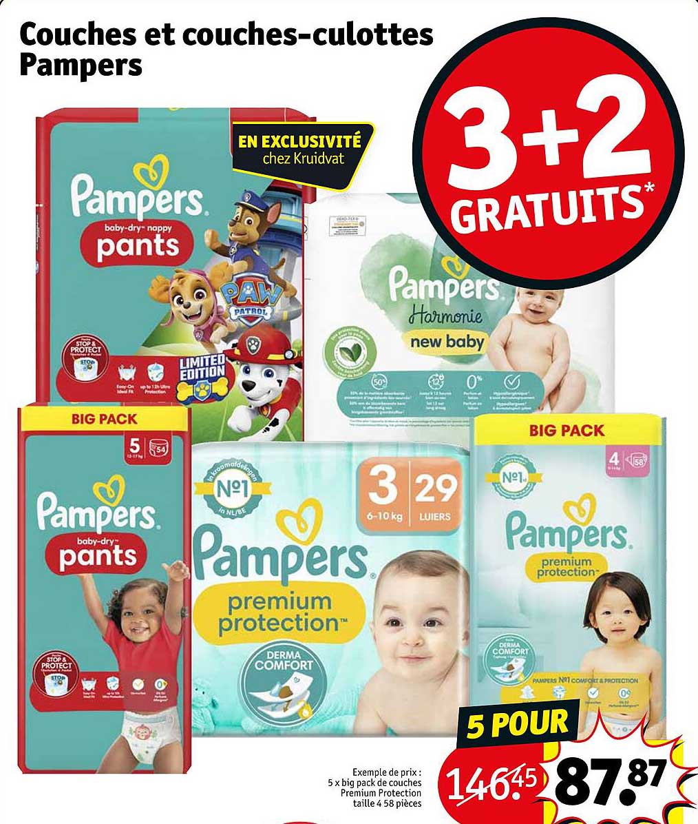 Couches Et Couches-culottes Pampers