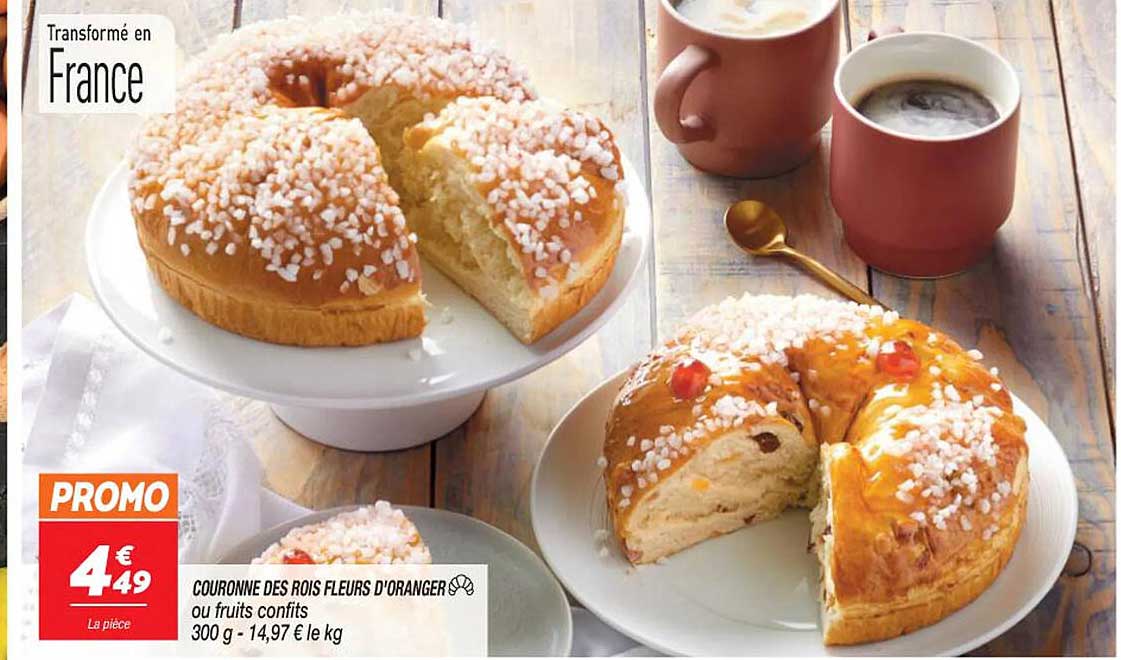 couronne de rois fleurs d'oranger