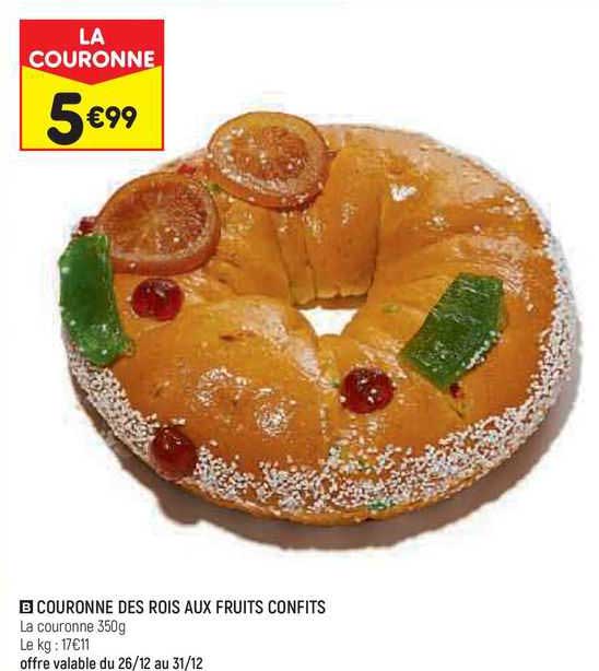 couronne des rois au fruits confits