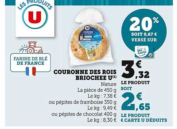 couronne des rois briochée u