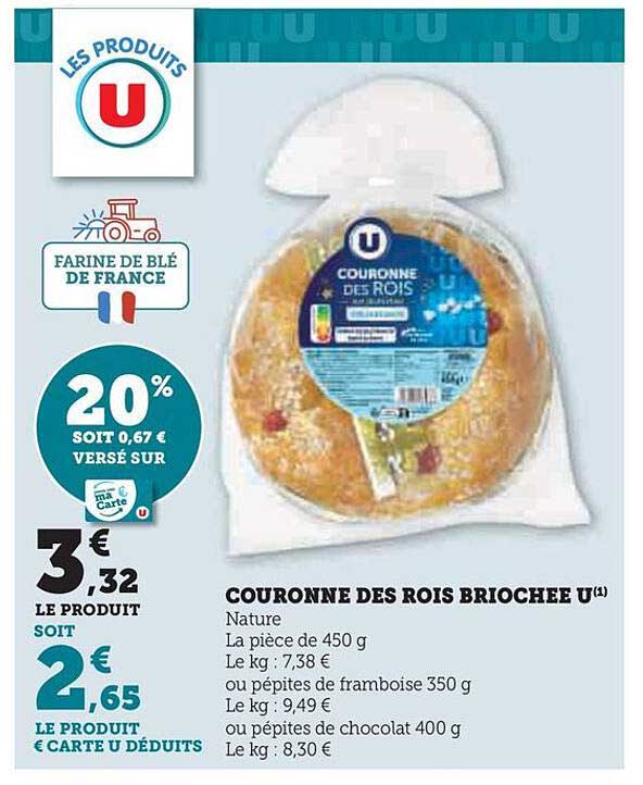 couronne des rois briochée u