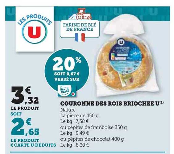 couronne des rois briochée u
