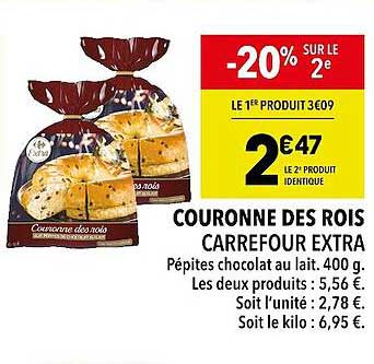 couronne des rois carrefour extra