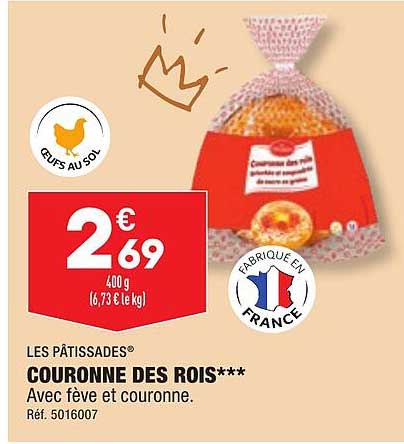 couronne des rois les pâtissades