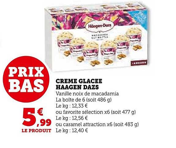 crème glacée häagen dazs
