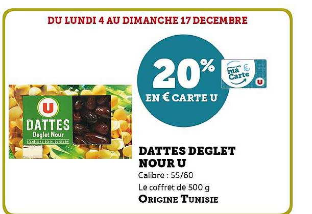 dattes deglet nour u
