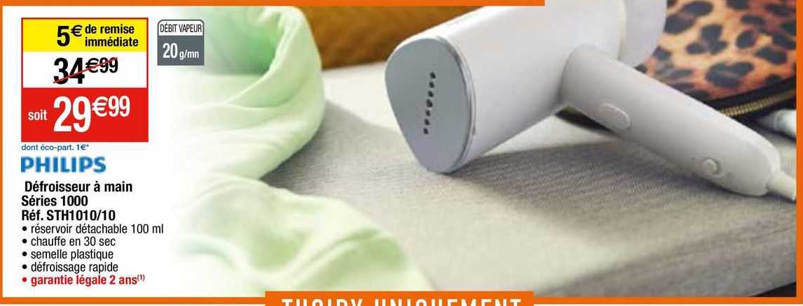 défroisseur à main séries 1000 philips