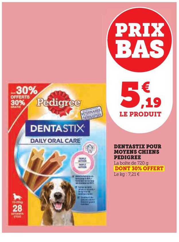 dentastix pour moyens chiens pedigree