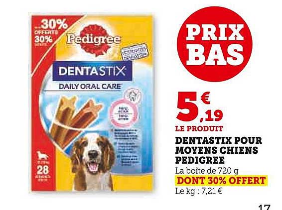 dentastix pour moyens chiens pedigree