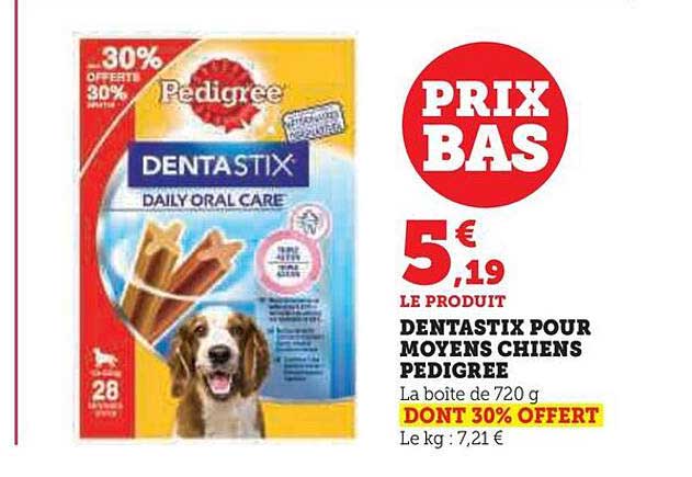 dentastix pour moyens chiens pedigree