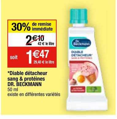 diable détacheur sang & protéines dr. beckmann