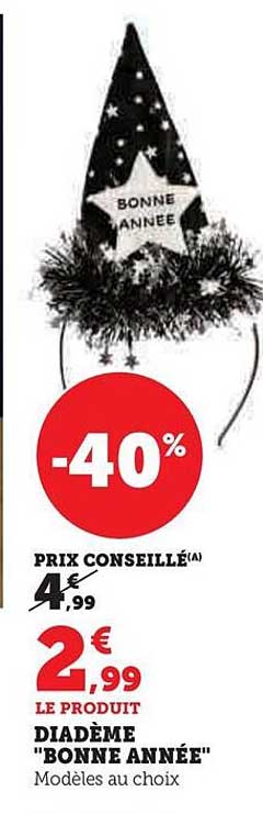 diadème "bonne année"