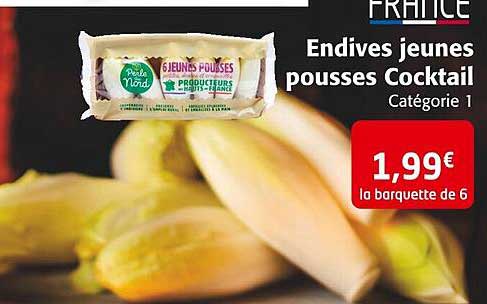 endives jeunes pousses cocktail