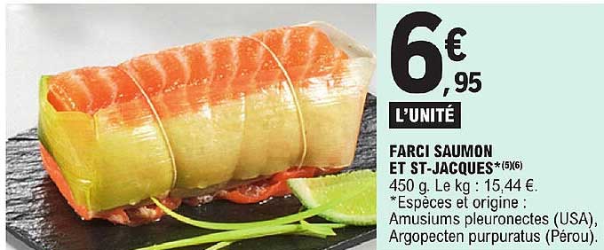 Farci Saumon Et St-jacques