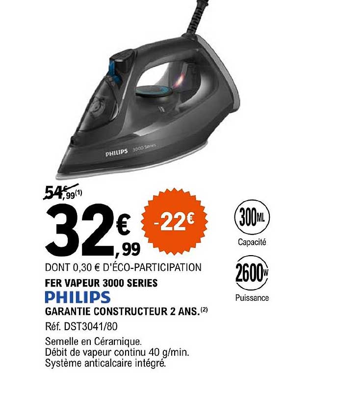 fer vapeur 3000 series philips