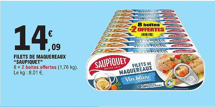Filets De Maquereaux "saupiquet"