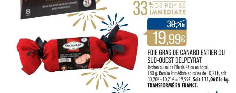 foie gras de canard entier du sud-ouest delpeyrat