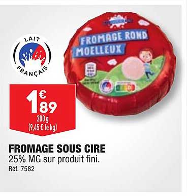 fromage sous cire