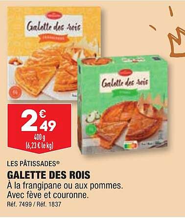 galette des rois les pâtissades