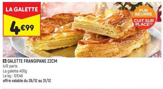 galette frangipane 22cm