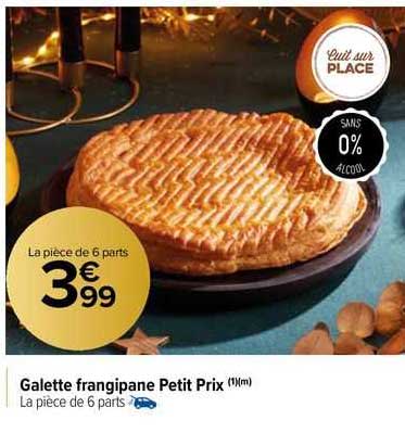 galette frangipane petit prix