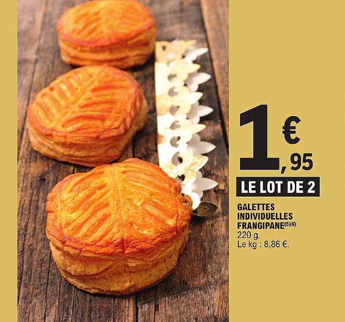 galettes individuelles frangipane