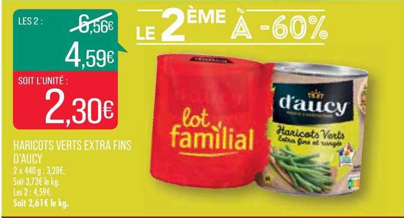 Haricots Verts Extra Fins D'aucy