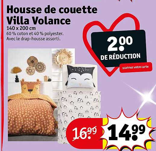 housse des couette villa volance